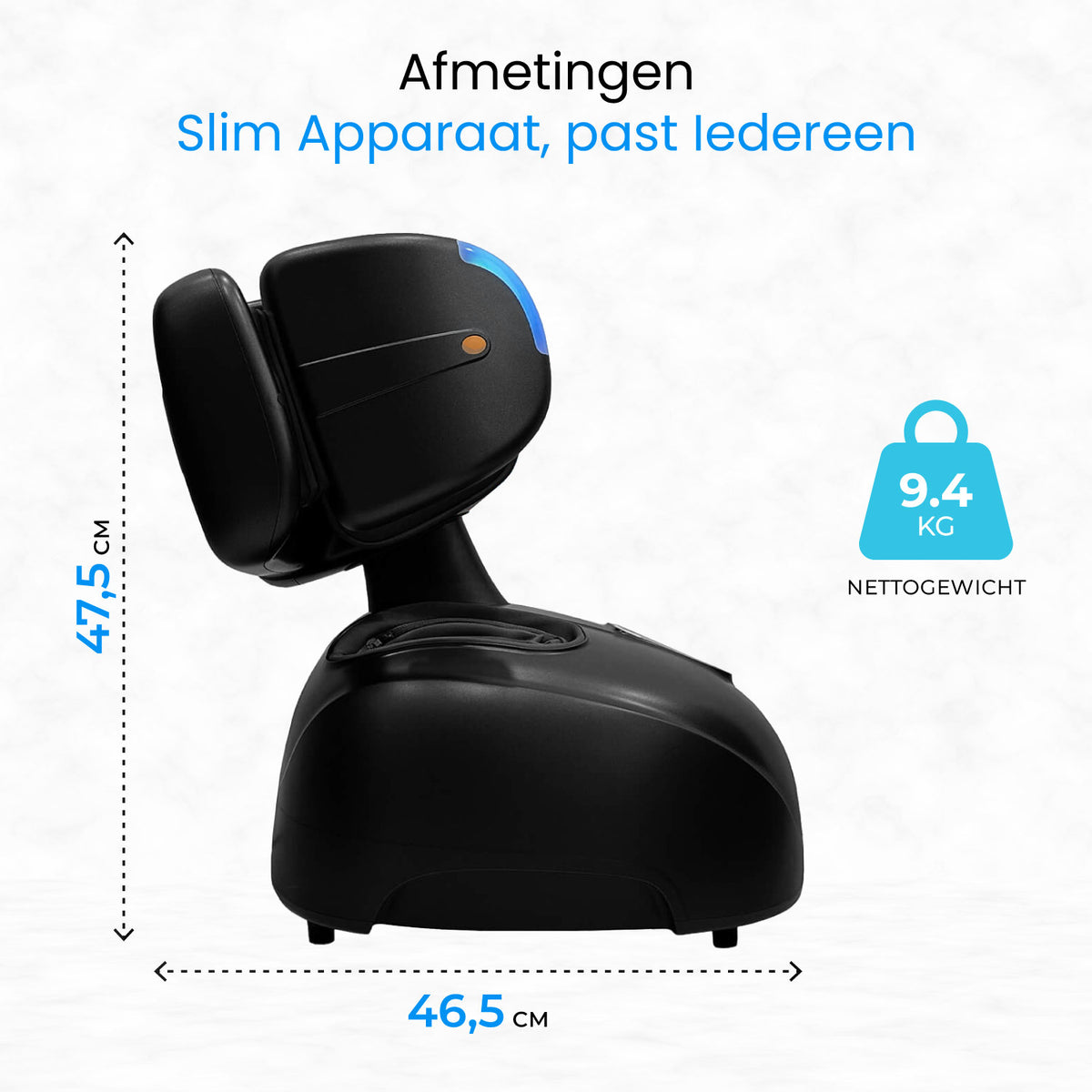 SEREN Dual – 2-in-1 Voet- & Beenmassageapparaat met Afneembare Bovenunit