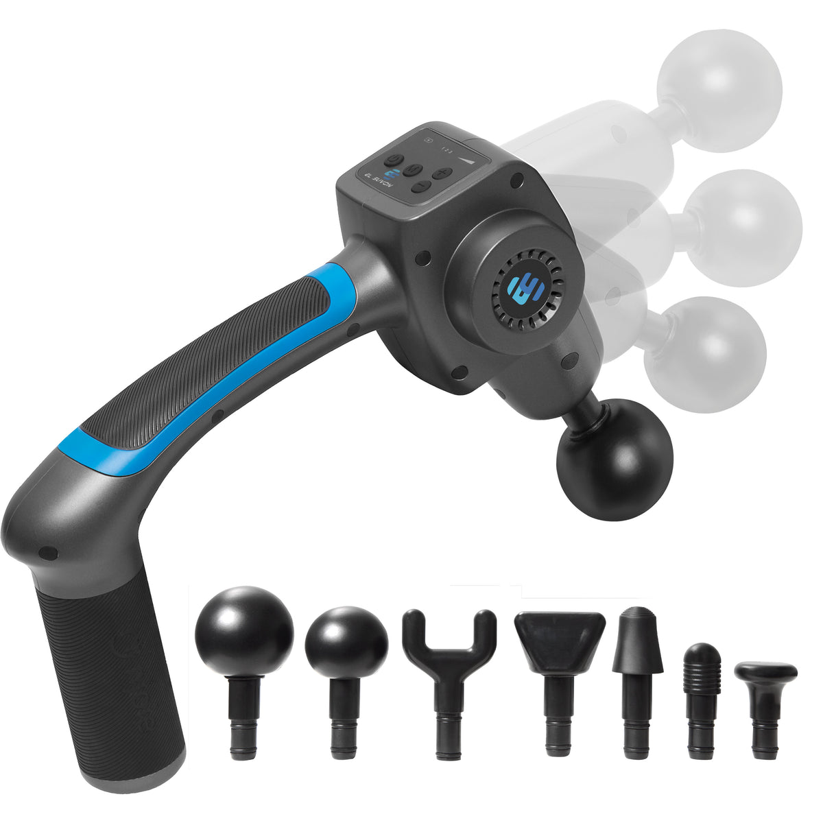 El Suvon Massage Gun – Inclusief Koffer en 7 Opzetstukken