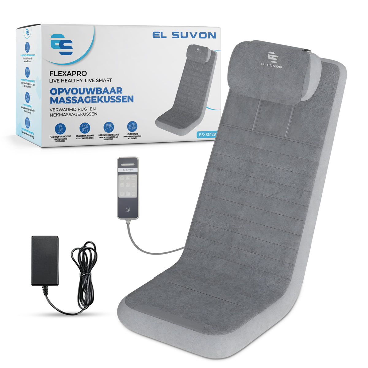 El Suvon Massagestoel – Rug- & Nekmassage met Verwarming