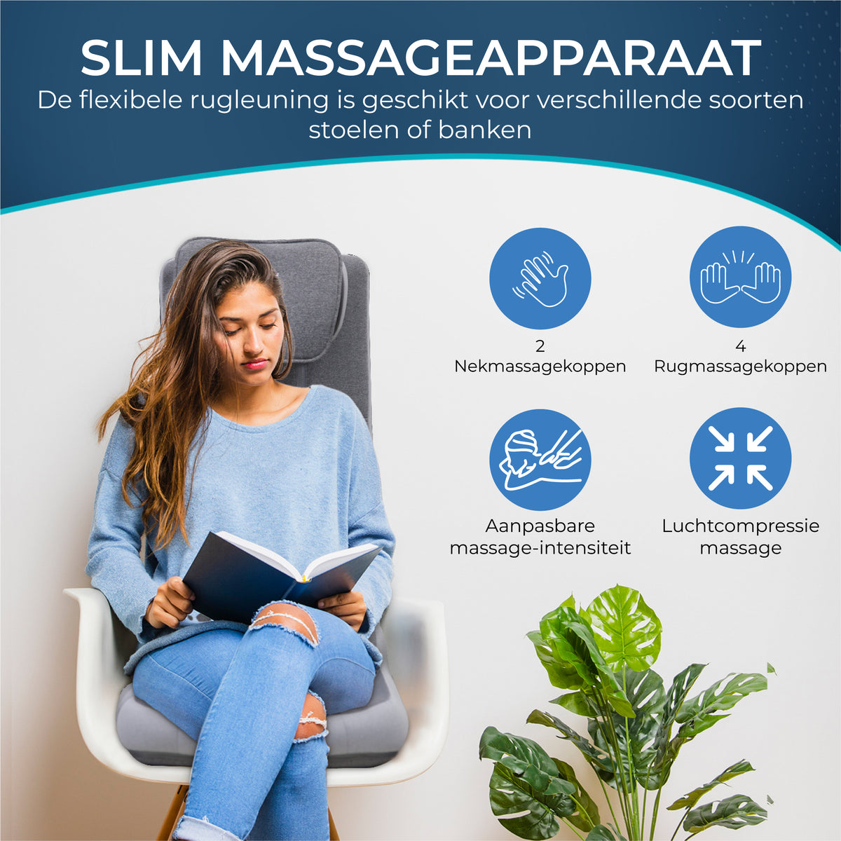 El Suvon Massagestoel – Rug- & Nekmassage met Verwarming